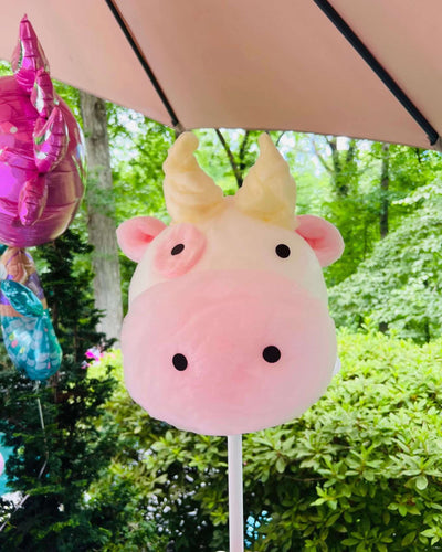 Cotton Candy Art Roswell with Pig Theme | Confetti Jar
