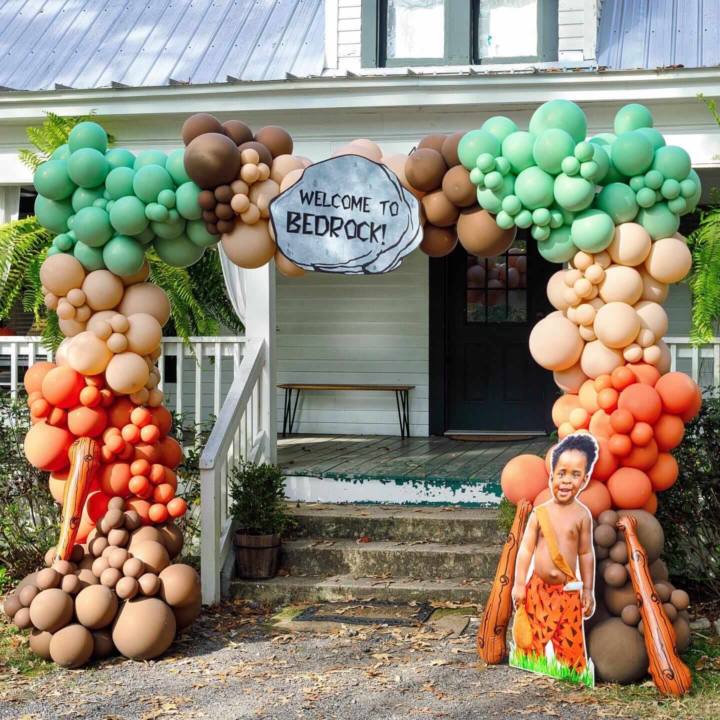 Kids Party Planner Atlanta | Flintstones Theme | Confetti Jar