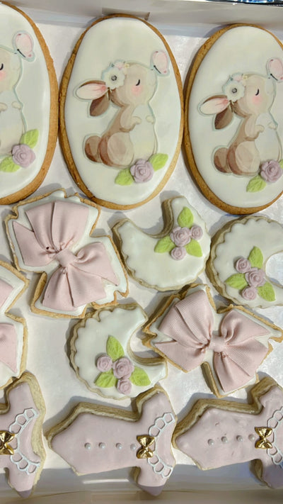 Some Little Bunny is One Birthday Theme Cookies | Confetti Jar