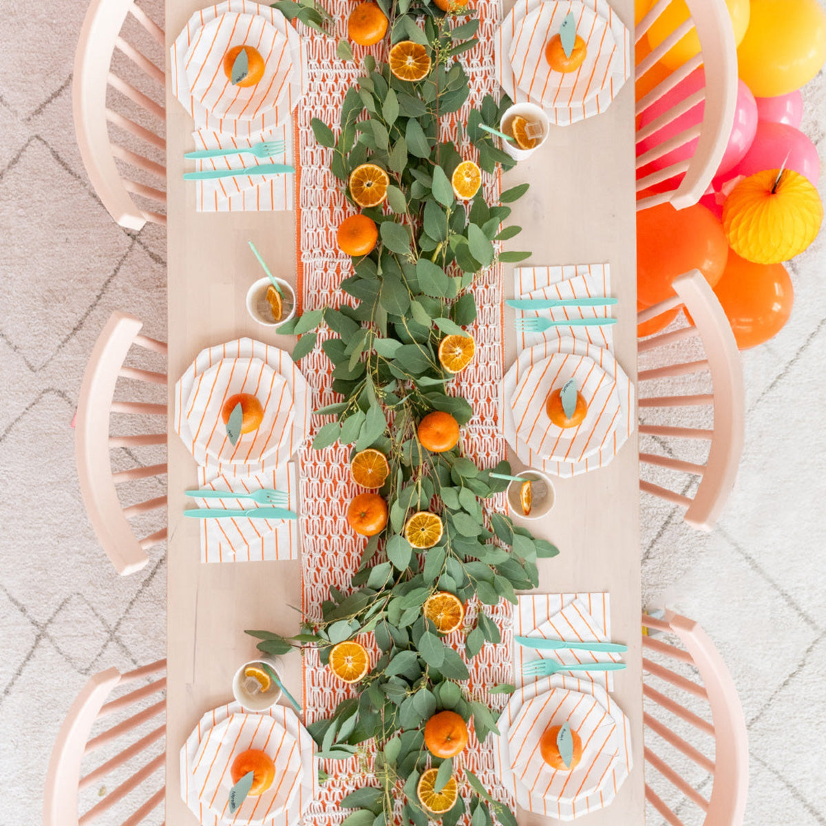 Clementine Frenchie Striped Small Plates