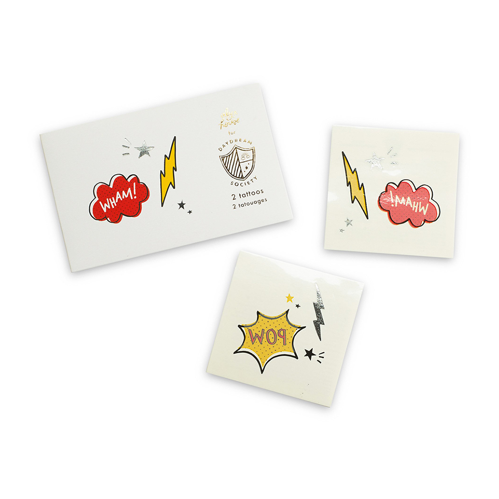 Superhero Temporary Tattoos