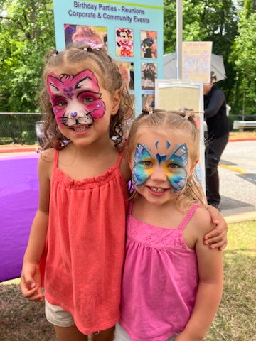 Face Painting for Kids Birthday Party Atlanta | Confetti Jar