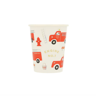 Fire Truck Cups