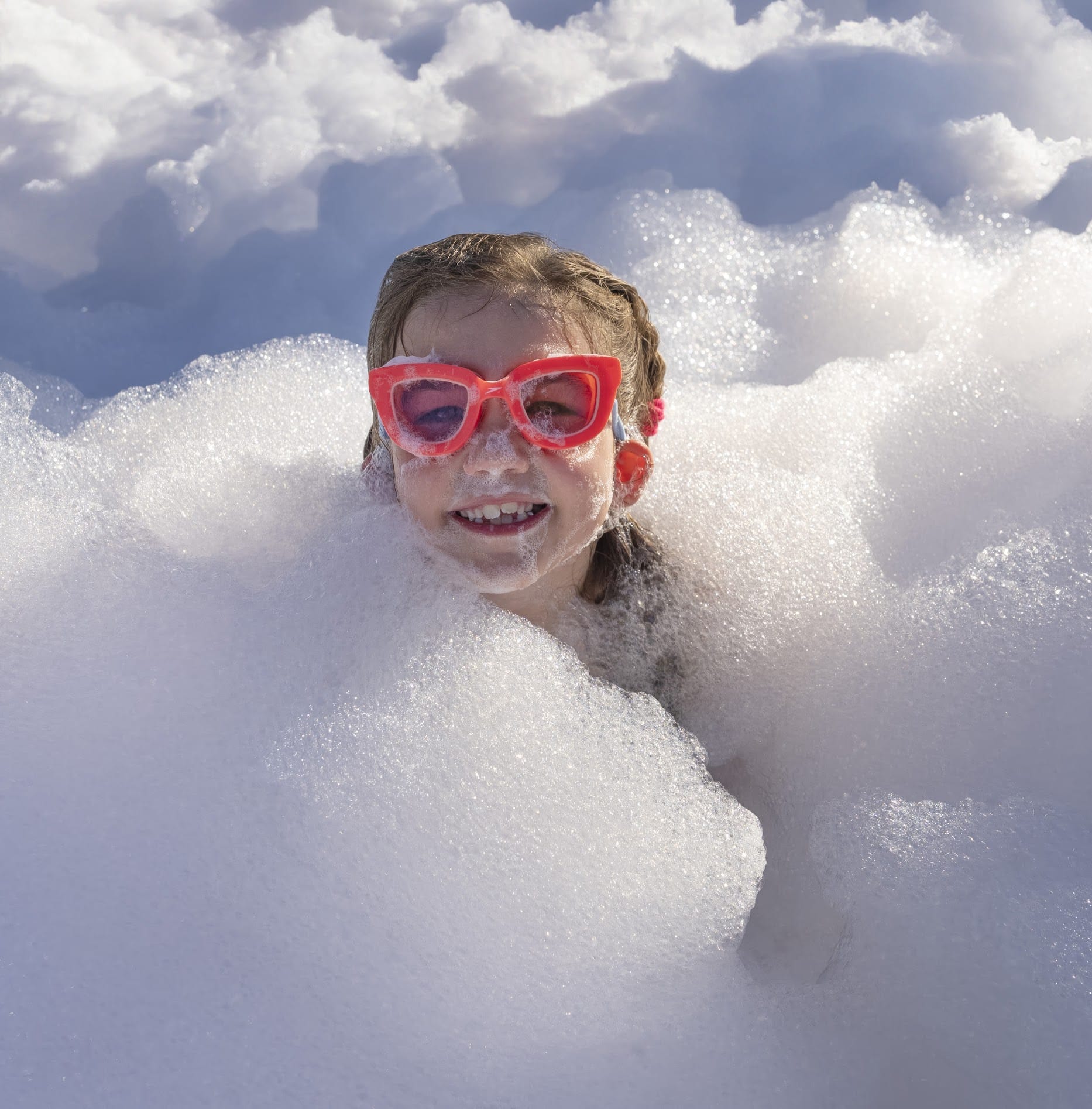 Kids Playing at Foam Party Atlanta | Confetti Jar