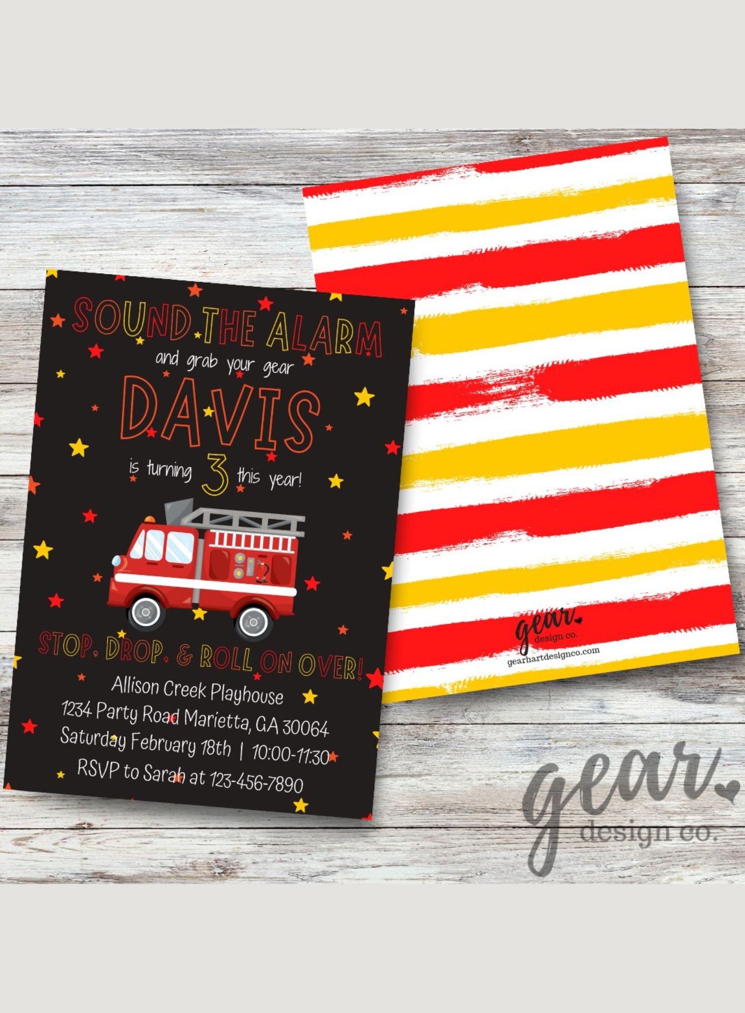 Custom Themed Birthday Party Invitation Design Atlanta | Confetti Jar