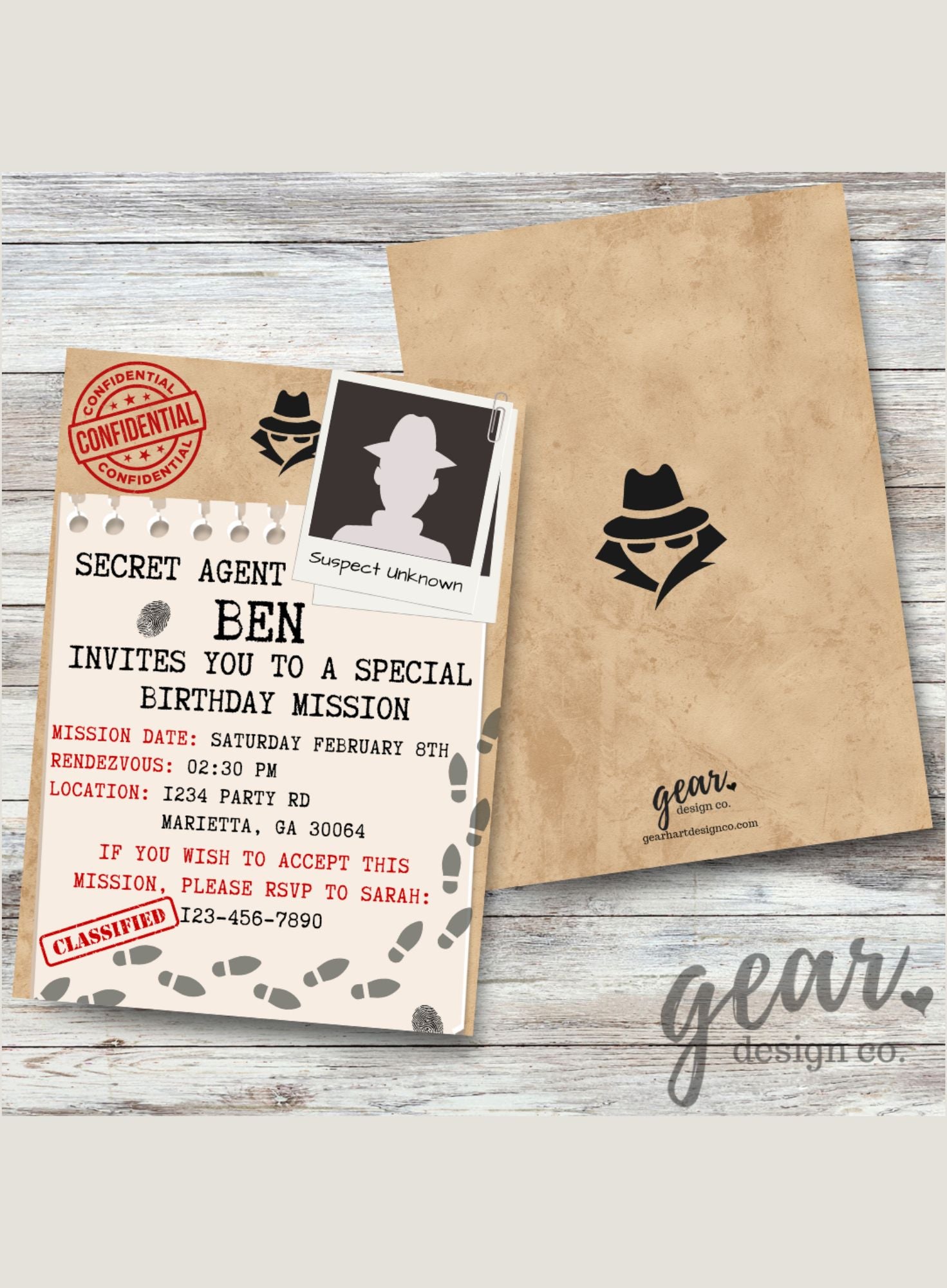 Custom Themed Invitation Design Atlanta | Confetti Jar