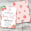 Strawberry Custom Themed Invitation Design Atlanta | Confetti Jar