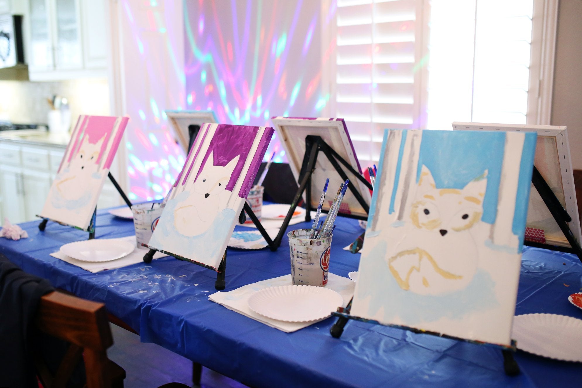 Canvas Painting Birthday Parties for Kids Atlanta | Confetti Jar