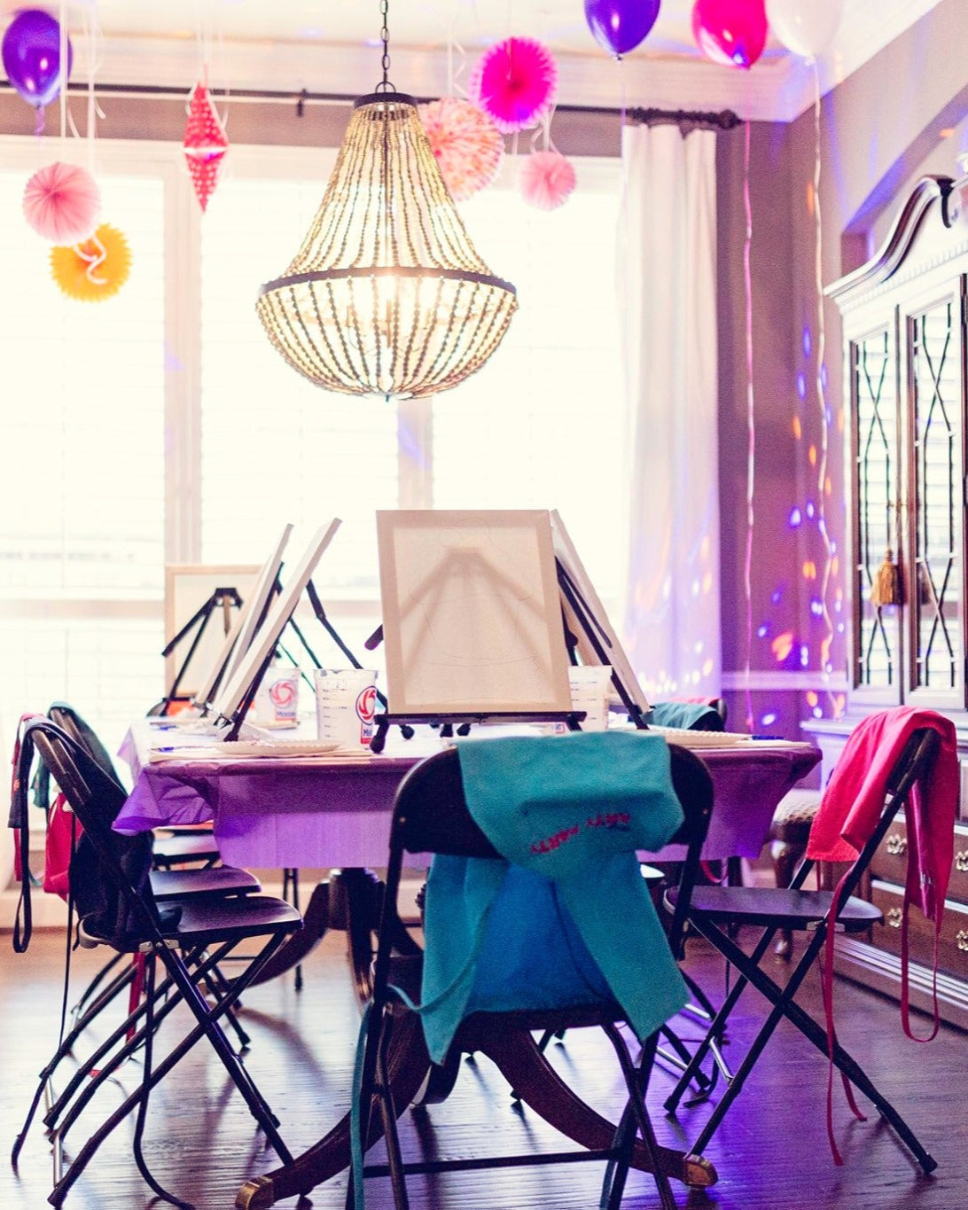 Canvas Painting Birthday Parties Atlanta | Confetti Jar