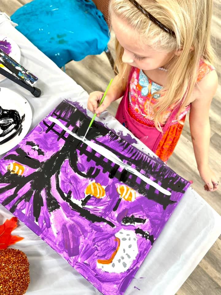 Canvas Painting Birthday Parties Roswell GA | Confetti Jar