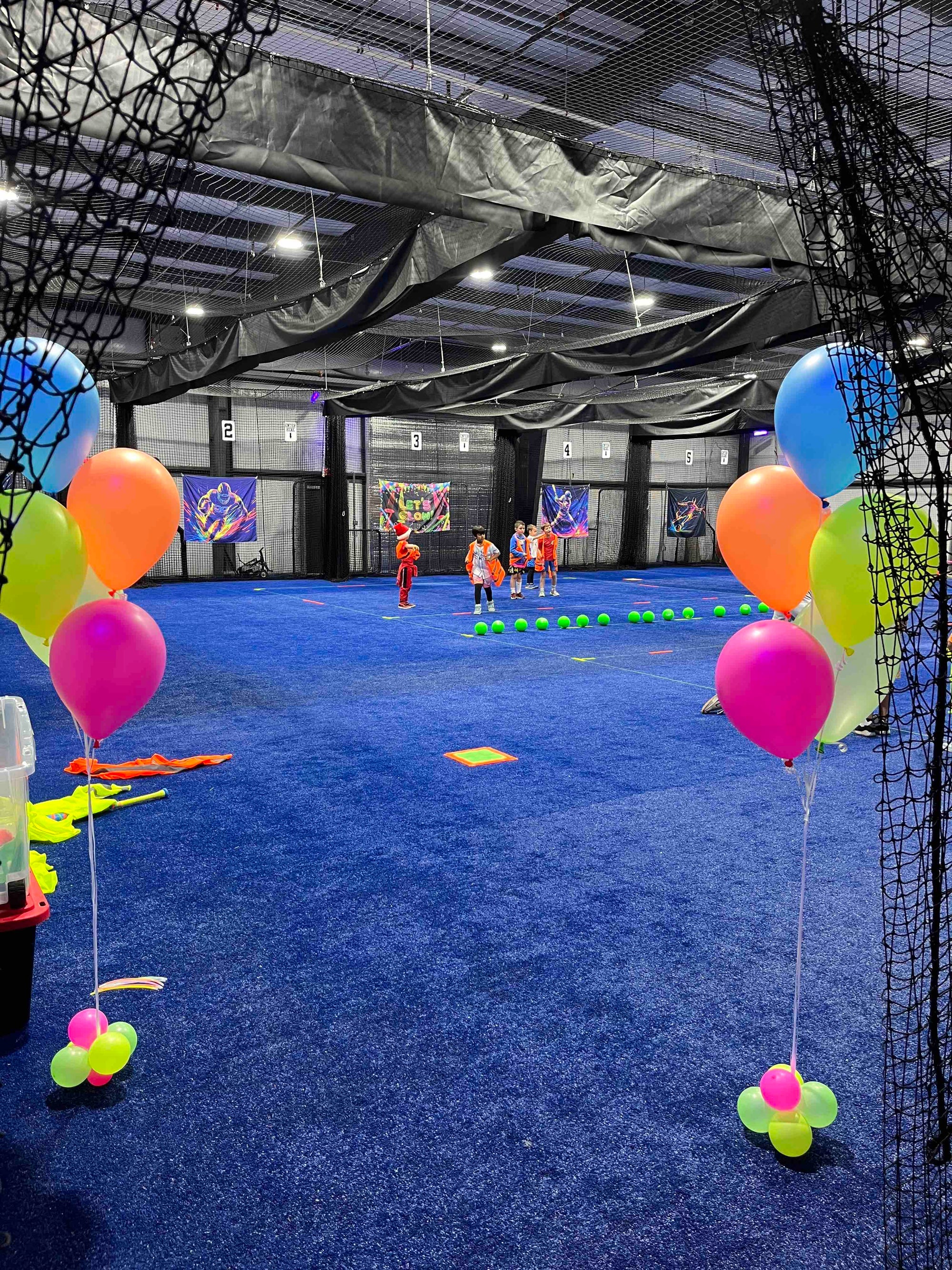 Indoor Sports Birthday Party Alpharetta Georgia | Confetti Jar