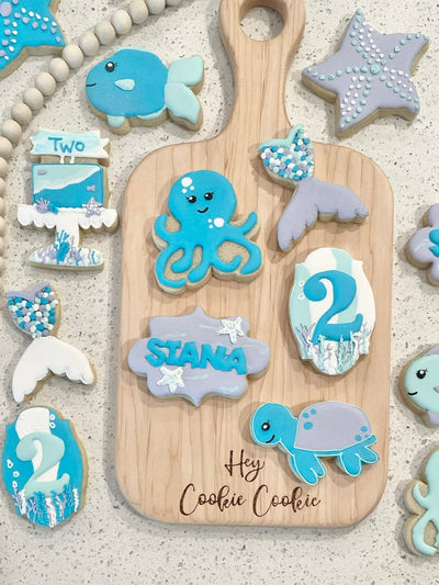Under the Sea Themed Custom Sugar Cookies Alpharetta | Confetti Jar