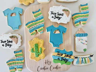 Baby Shower Custom Sugar Cookies Alpharetta | Confetti Jar