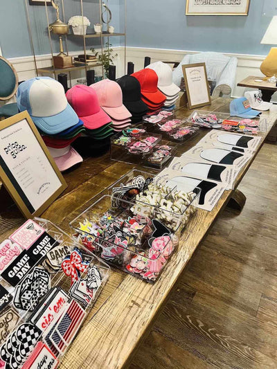 Trucker Hat Bar with Patches | Confetti Jar