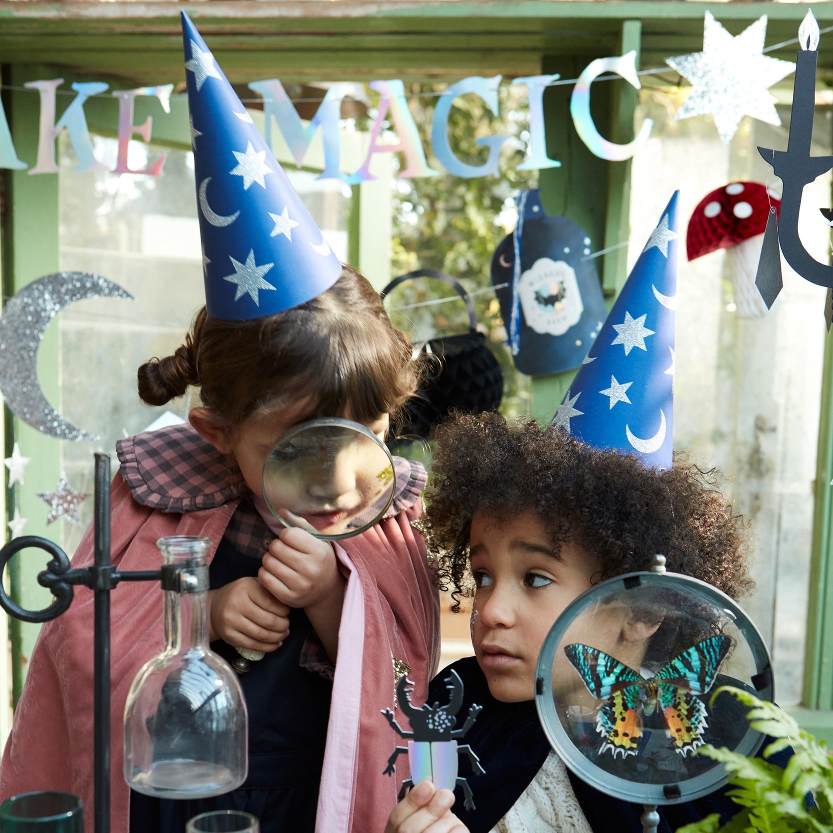 Wizard Party Hats and Wands
