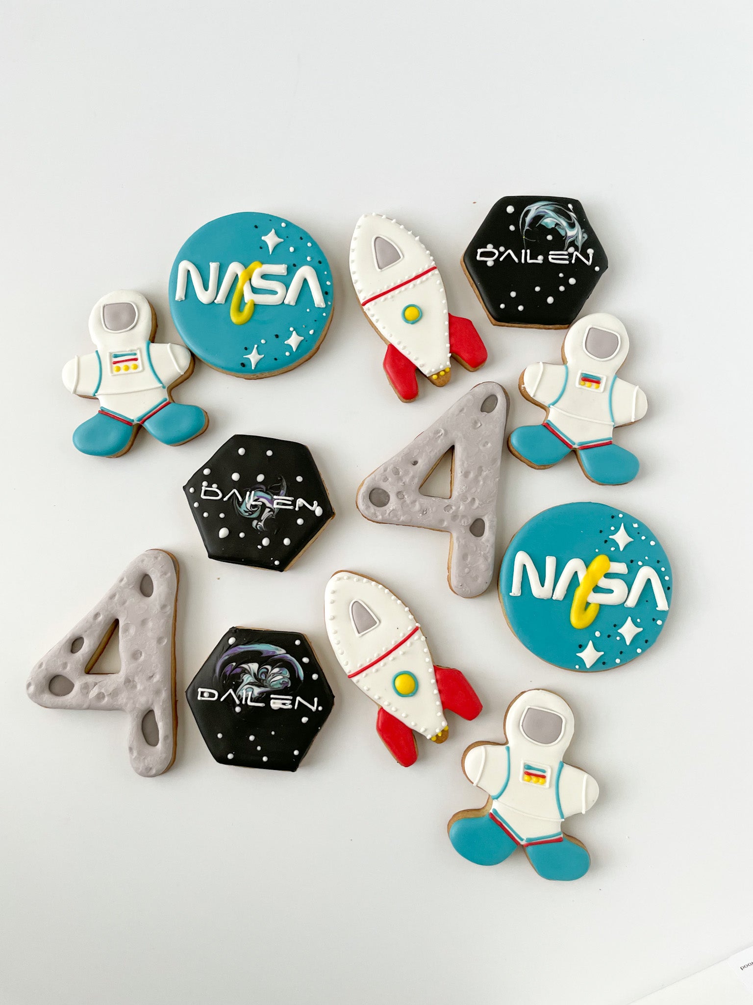 Boy’s Astronaut Outer Space Sugar Cookies