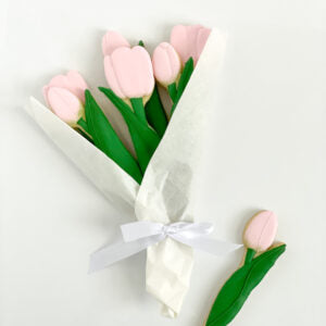 A Bouquet of Tulip Cookies