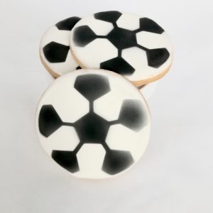 Soccer Ball Sugar Cookies