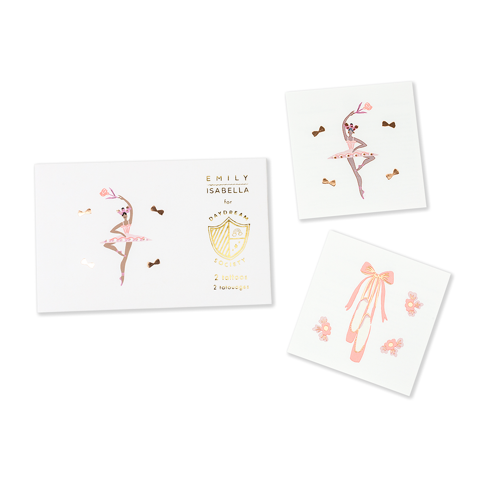Pirouette Temporary Tattoos