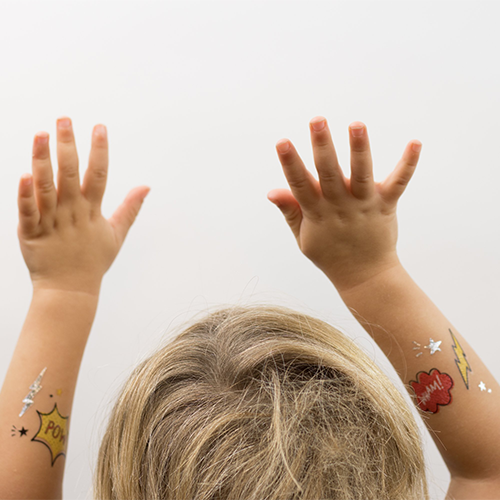 Superhero Temporary Tattoos