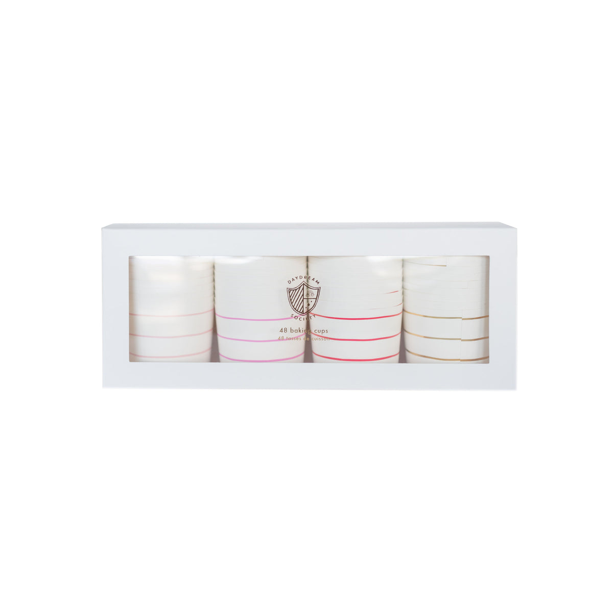 Warm Palette Frenchie Striped Baking Cups