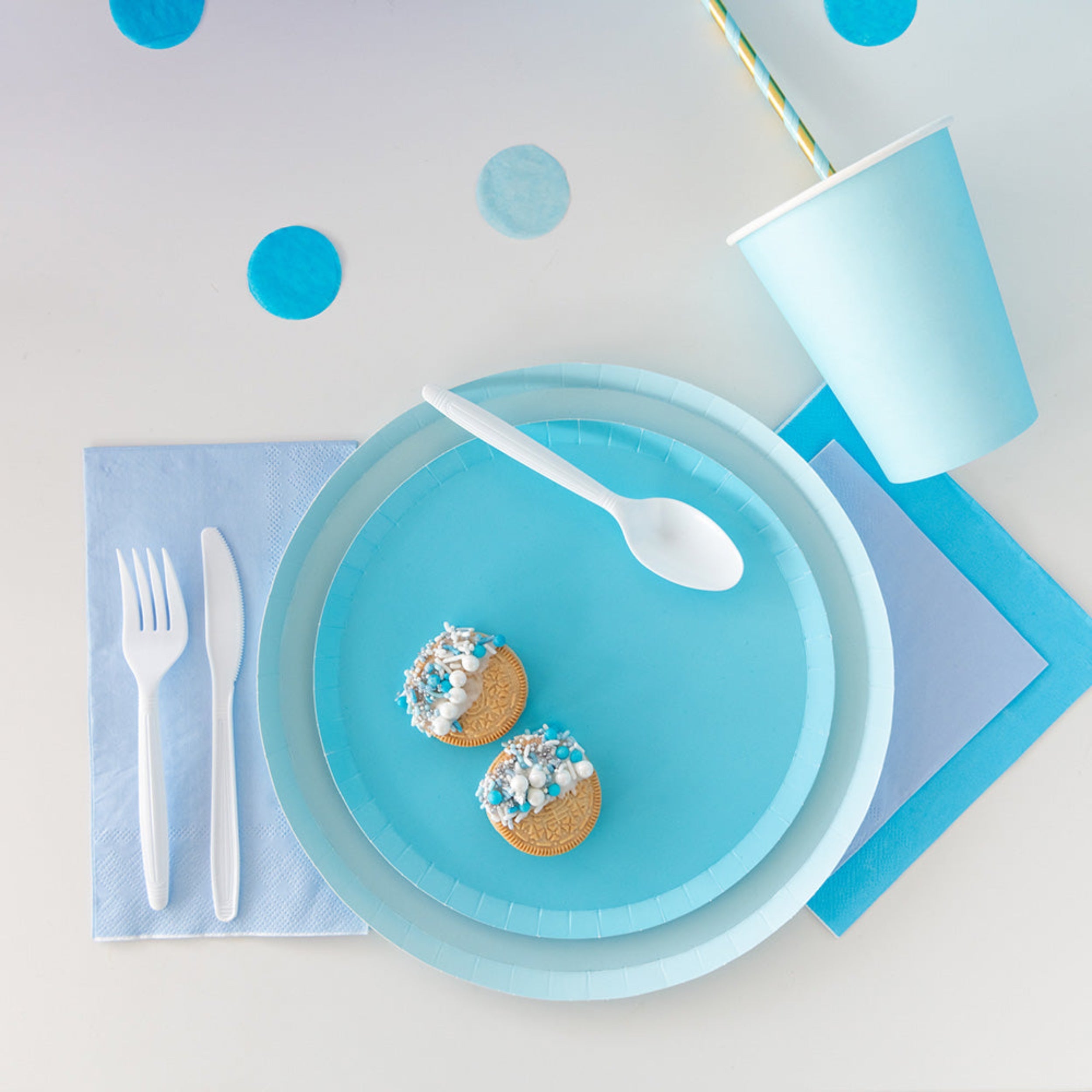 Shades Cerulean Large Napkins