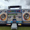 Huge Inflatable Boom Box Bounce House Rental Atlanta | Confetti Jar