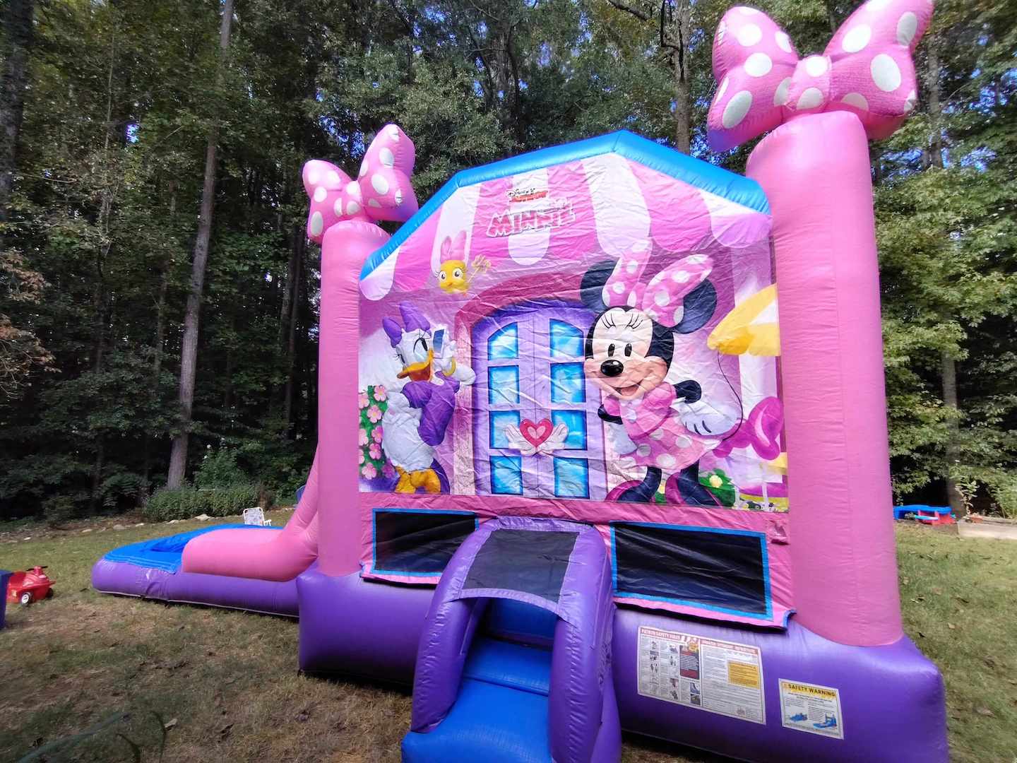 Minnie and Daisy Bounce House Rental Atlanta | Confetti Jar