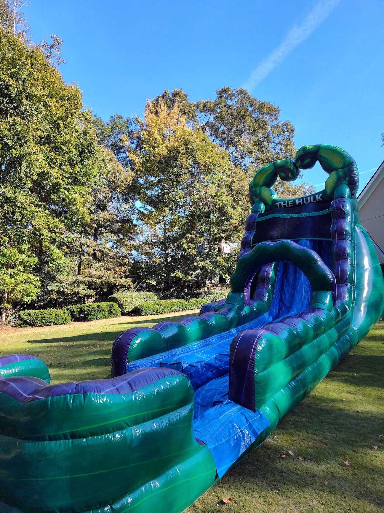 Hulk Inflatable Slide Rental for Parties | Confetti Jar