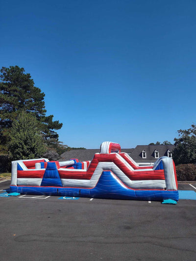 Red White and Blue Obstacle Course Rental Atlanta | Confetti Jar
