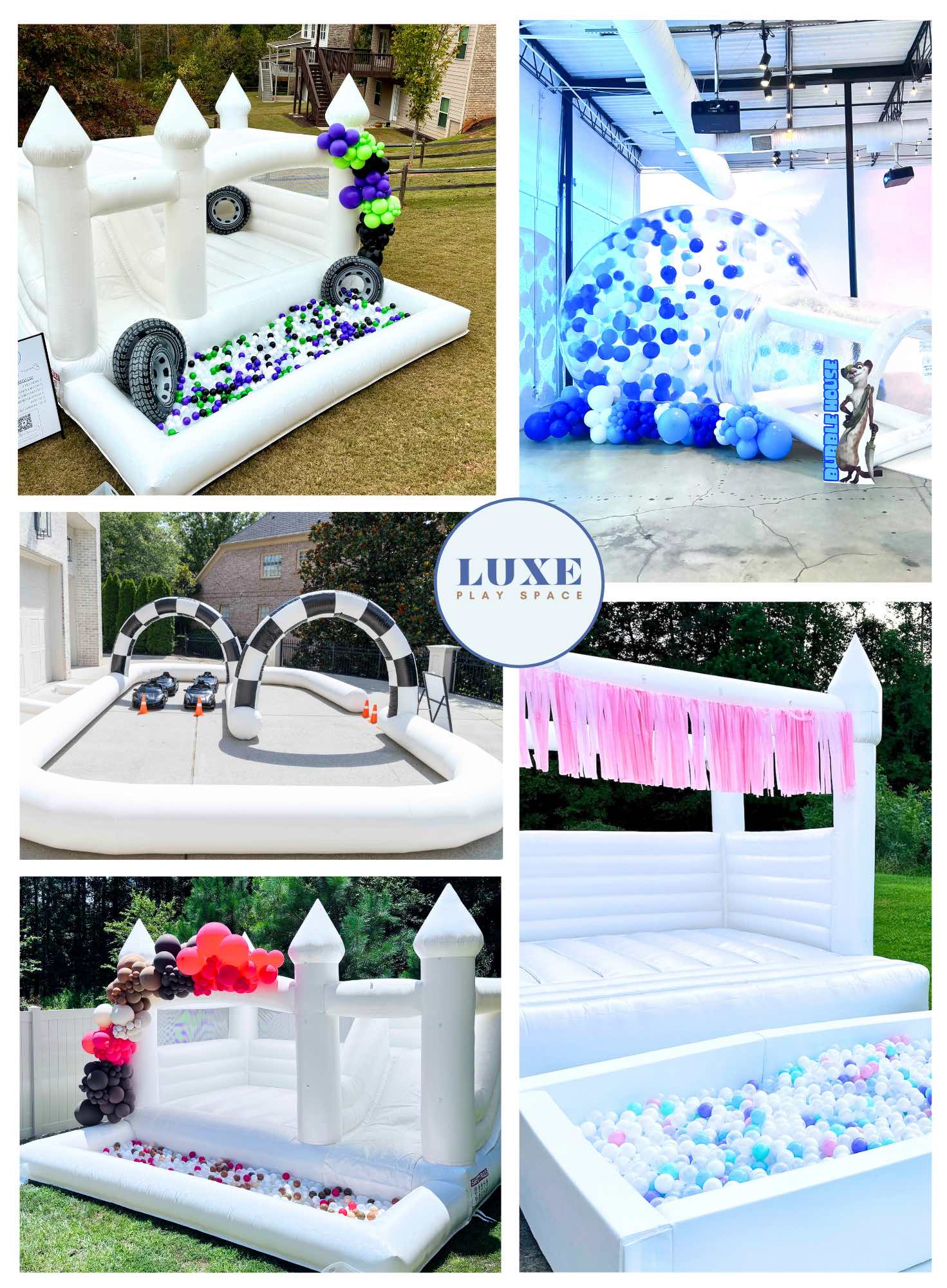 Inflatable Bubble House Rental Atlanta | Confetti Jar
