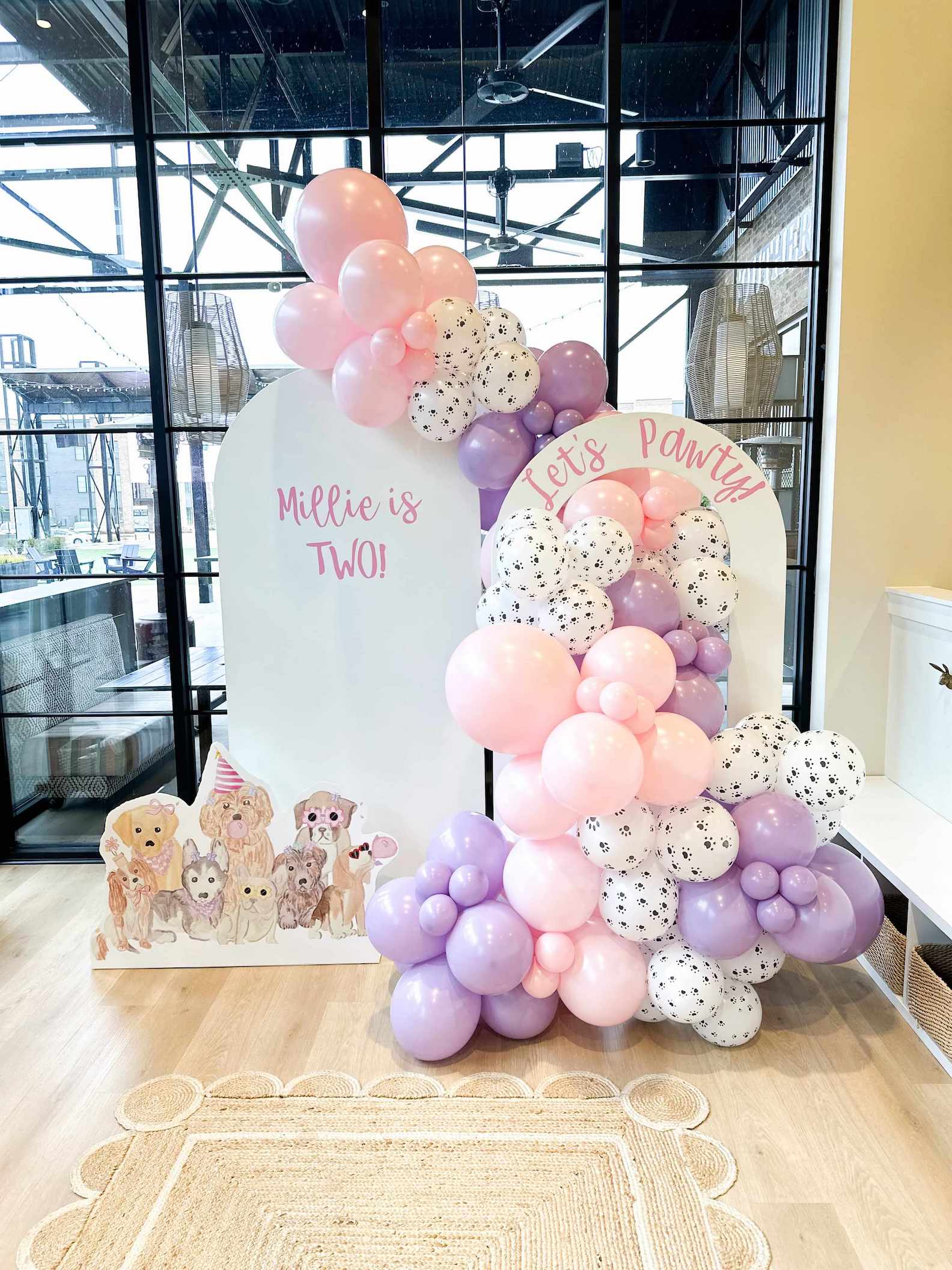 Meg's Party Co Custom Balloon Decor and Backdrops Confetti Jar
