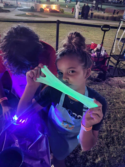 Kids at Slime Birthday Party Atlanta | Confetti Jar
