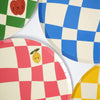 Little Chef Checkered Paper Plates (x 12)