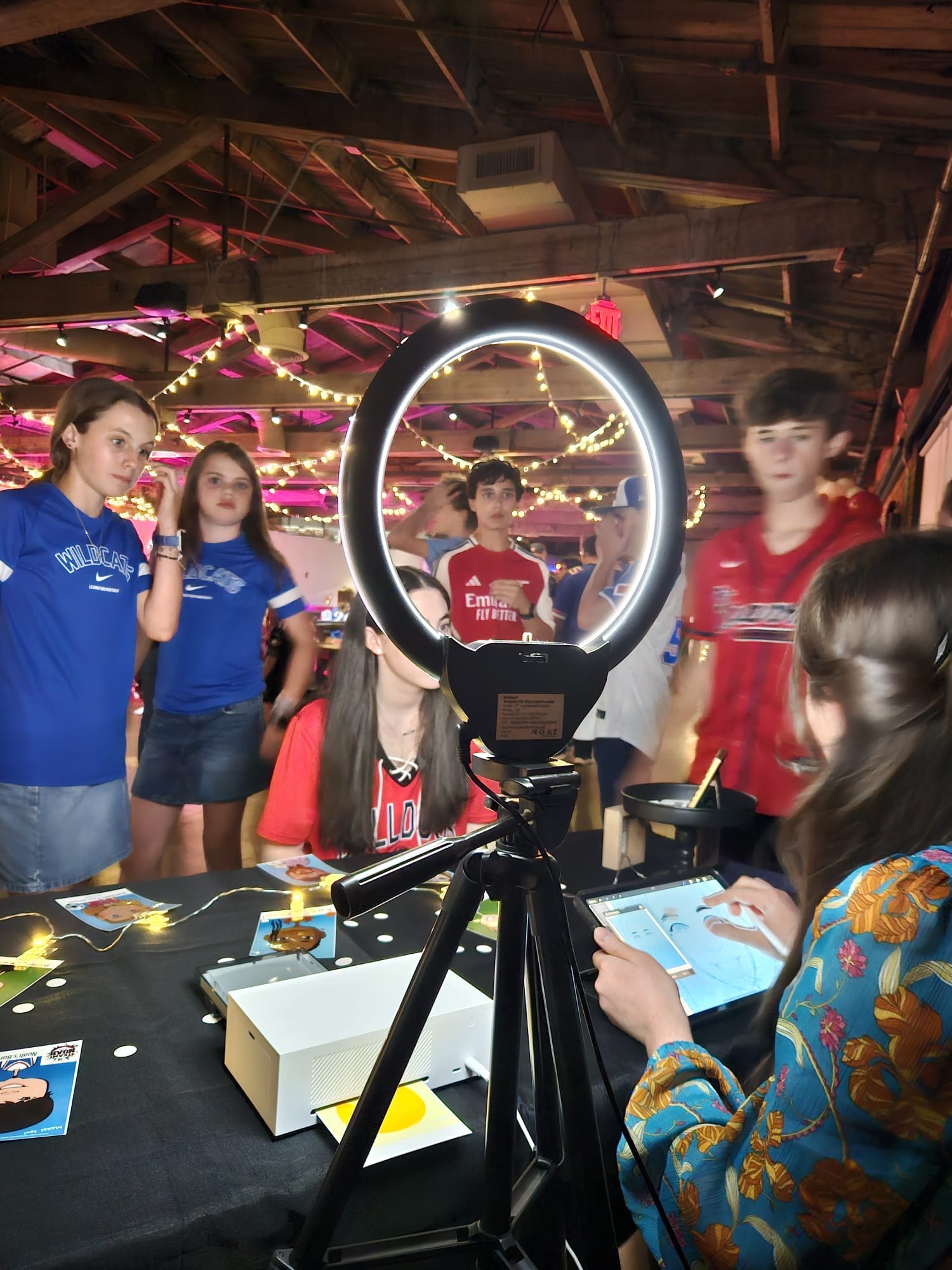 Photo booth in Atlanta for teen birthday party