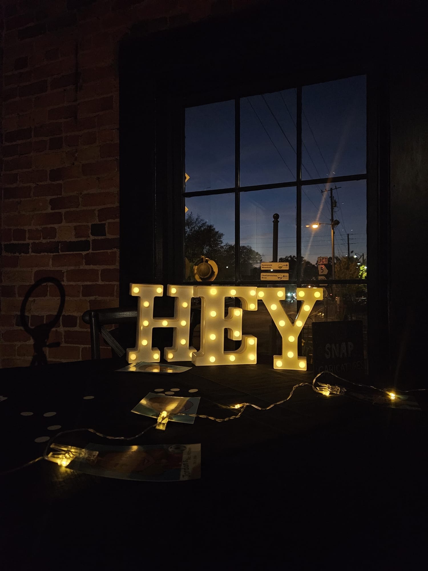 Backdrop and lighting for Atlanta events