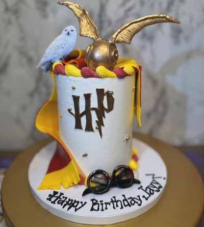 Harry Potter Themed Birthday Cake | Confetti Jar