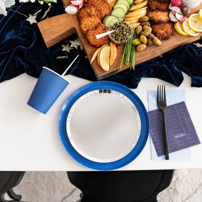 Shades Silver Dinner Plates