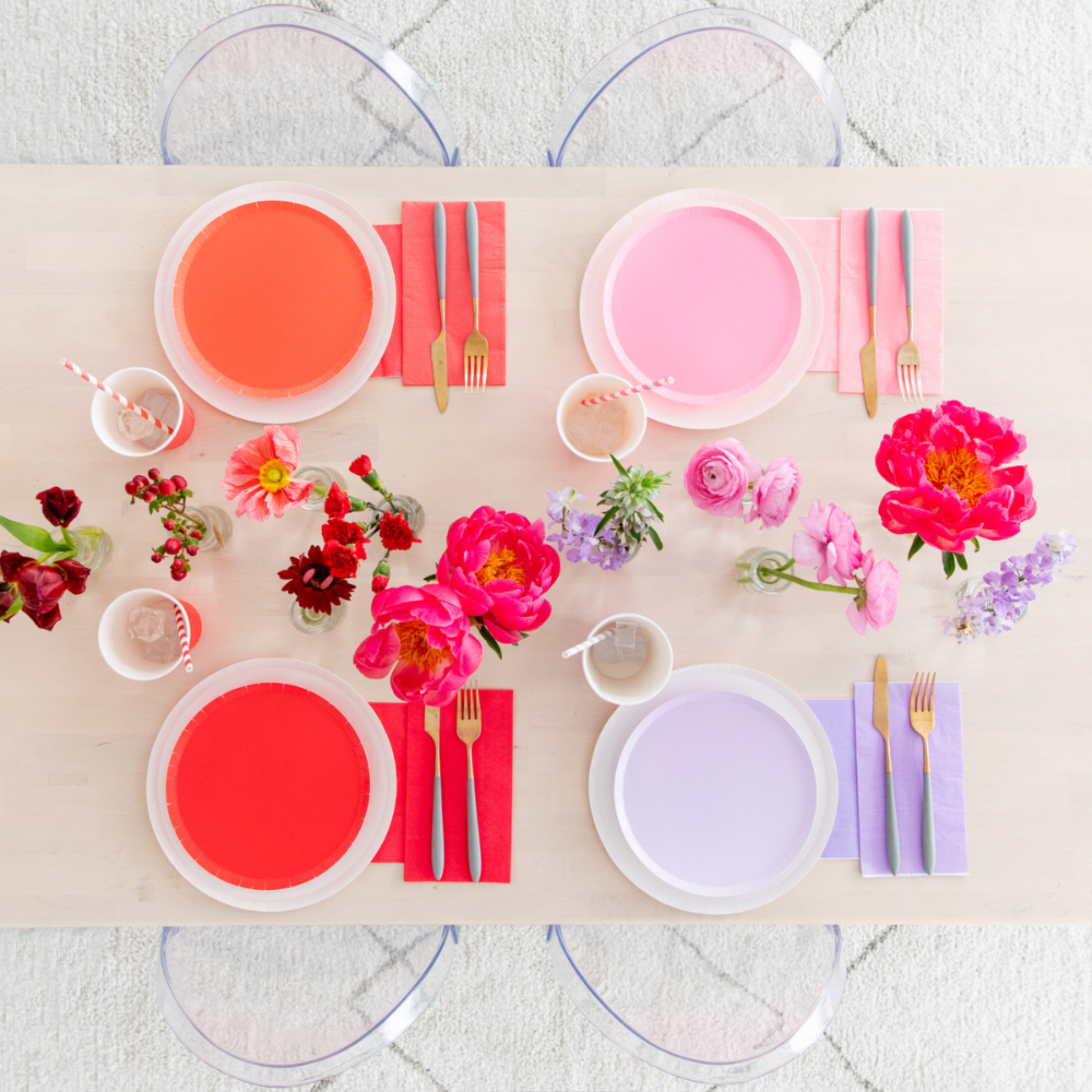 Shades Lavender Dessert Plates