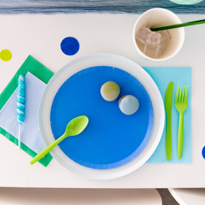 Shades Sapphire Dessert Plates