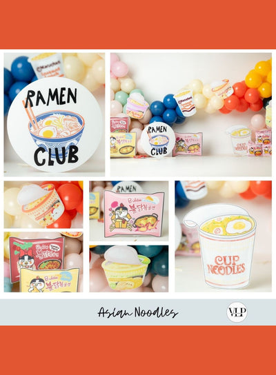 Ramen Club Themed Party Decoration | Confetti Jar