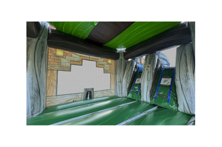 Minecraft Dual Lane Bounce and Slide Combo