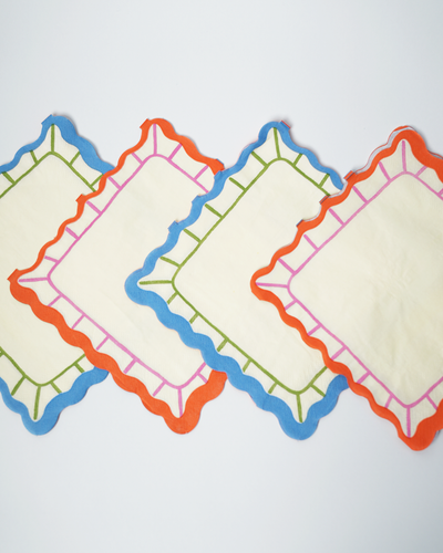Vibrant Striped Party Pack | Plates, Cups & Napkins for 12 Guests | Pop Party Supplies