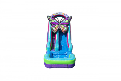 15' 3-D Butterfly Water Slide