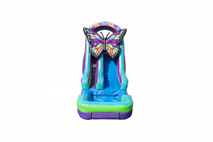 15' 3-D Butterfly Water Slide