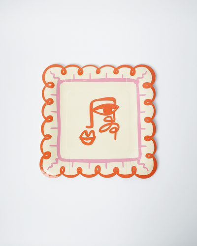 Art Party Dinner Plates (x 12)