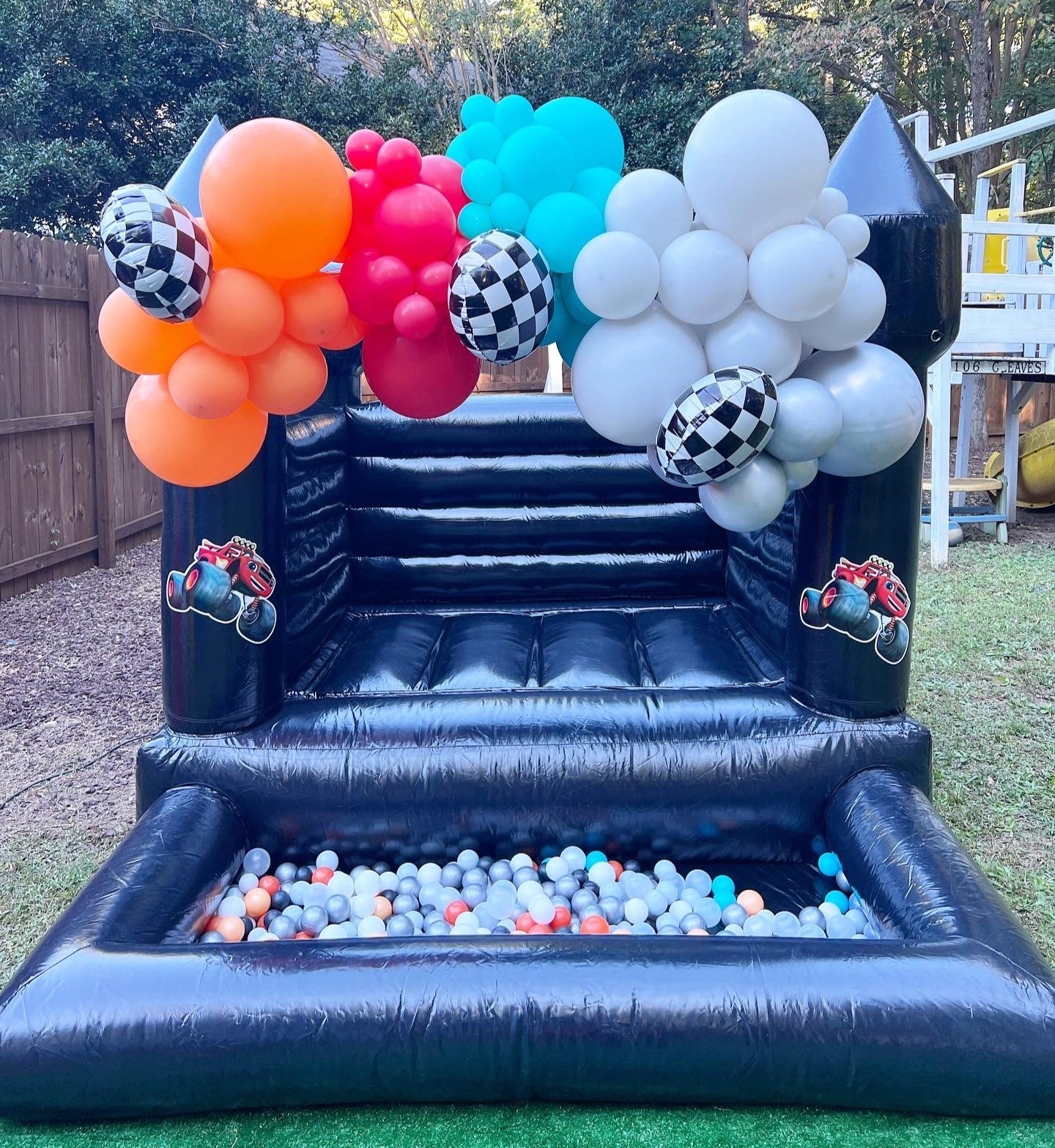 Black Mini Bounce House