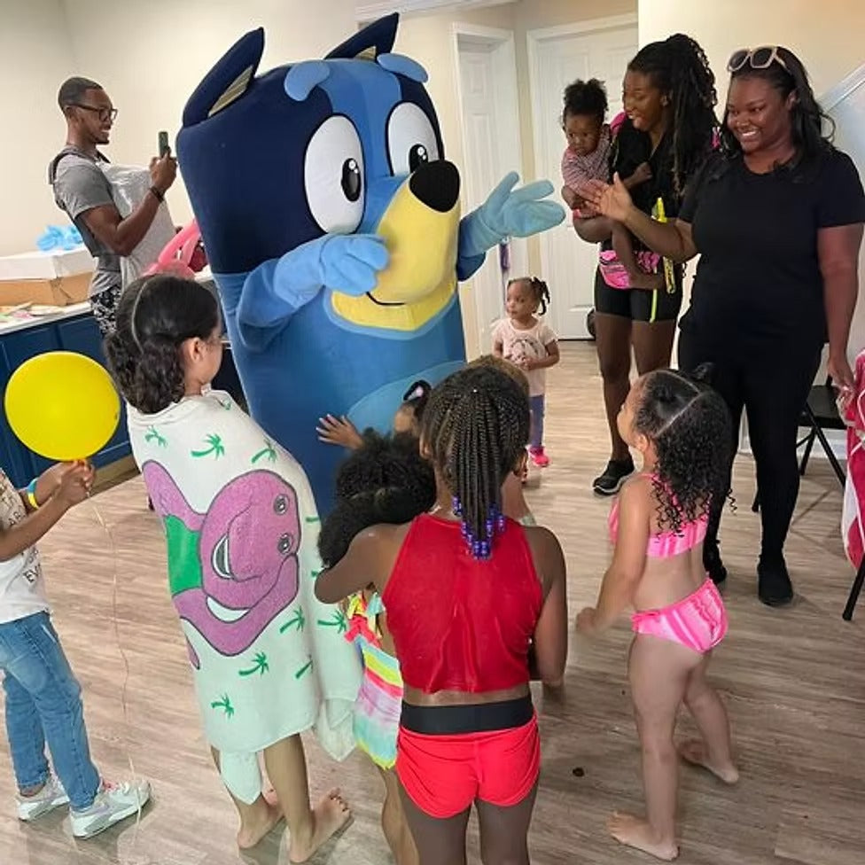 Blue Dog Character Party