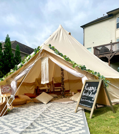 Boho Lounge Bell Tent Party