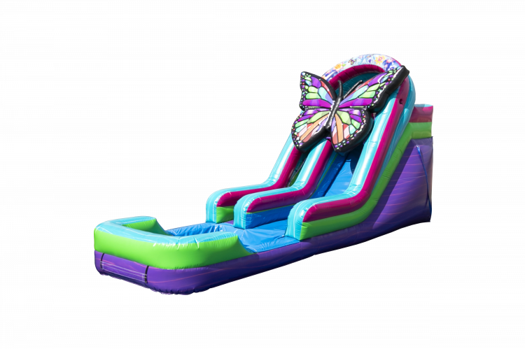 15' 3-D Butterfly Water Slide